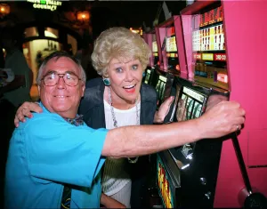 Jack and Vera Duckworth in Las Vegas September 1997 alias Coronation Street stars