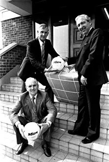 Jackie Milburn, Jim Turney, chairman of Turney-Wylde and vice chairman of Blyth Spartans