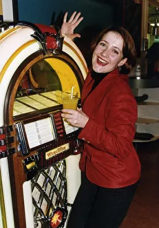 Juke Boxes Prints: Jackie Morrison Actress Who Stars In The Tv Programme Head Over Heels