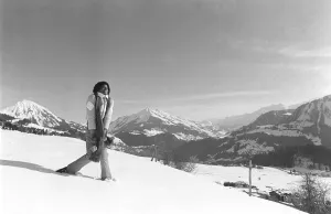 The Jackson 5 February 1979 Michael Jackson performing in Switzerland on the slopes
