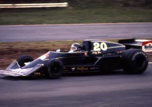 Jacky Ickx, Racing Driver at Brands Hatch in Williams FW05. March 1976