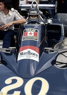 00029 Prints: Jacky Ickx, Racing Driver at Brands Hatch in Williams FW05. March 1976