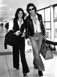 Jacqueline Bisset actress with boyfriend Victor Drai in 1976
