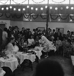 Jacqueline Kennedy, Princess Grace of Monaco and her husband Prince Rainier attend a
