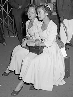 Jamaican emigrants arrive at Waterloo Station 22nd September 1954 A train load of