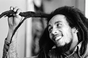 Jamaican singer Bob Marley seen here in interview with the Daily Mirror following the ban