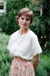 Skirt Prints: Former James Bond girl Madeline Smith who starred in the 007 film Live and Let Die