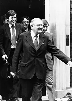 James Callaghan British Prime Minister leaving No 10 Downing Street 1979