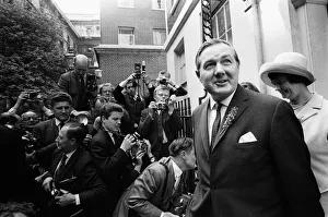 Budget Prints: James Callaghan Chancellor of the Exchequer - May 1966 The Budget Box