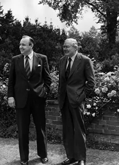 James Callaghan Foreign Secretary with Herr Genscher German Foreign Secretary at Dawnay