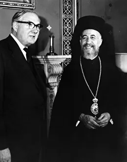 James Callaghan Labour MP meeting Archbishop Makarios