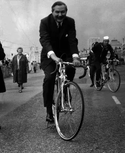James Callaghan for Labour Prime Minister of Britain participating in the 1968 Milk Race
