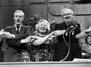 Conferences Prints: James Callaghan for mer Prime Minister with Tony Benn and Lena Jeger in Brighton