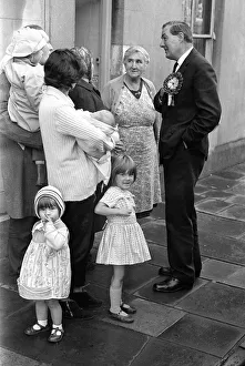 James Callaghan MP October 1964 out on the hustings in Cardif South during