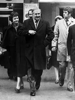 Images Dated 18th March 1977: James Callaghan MP Prime Minister seen here with his wife 1977