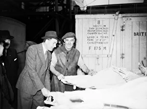 James Callaghan MP tours Cardiff docks August 1951
