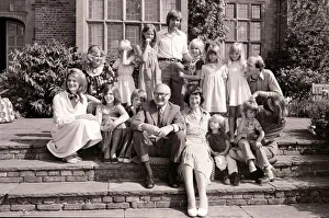 James Callaghan Prime Minister - July 1978 relaxes at Chequers with wife on their