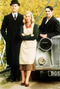 Ties Prints: James Fox English actor with Ingrid Lacey and Nathaniel Parker from the television series