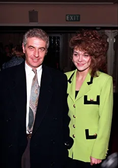 JAMES HAZELDENE & SAMANTHA BECKINSALE AT PERSONALITY OF THE YEAR LUNCH - 08 / 04 / 1992