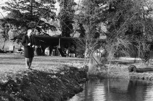 01263 Prints: James Pettigrew, trout farming at Avington Trout Farm, in Itchen Abbas