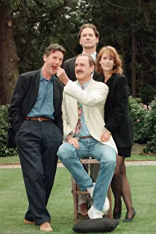 01189 Prints: Jamie Lee Curtis, John Cleese (centre in the white jacket and jeans)