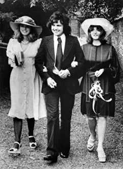 Marriage Prints: Jane Hughes was married to Tom Geraghty and Mary Hughes (left) was Best Man