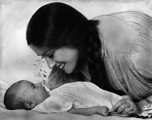 Jane Seymour actress with a baby
