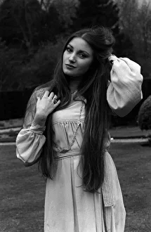 Jane Seymour April 1973 Actress Pictured at Pinewood Studios