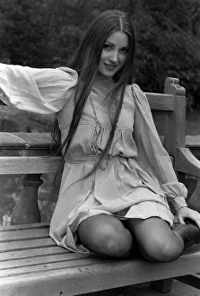 00150 Prints: Jane Seymour April 1973 Actress Pictured at Pinewood Studios