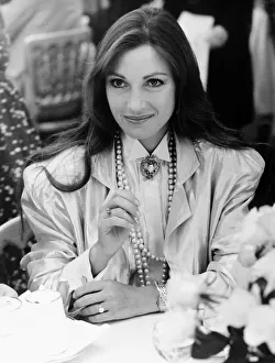 Jane Seymour British actress in July 1986 A&copy;mirrorpix