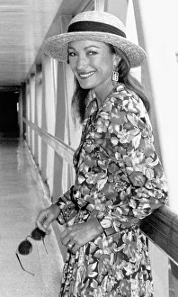Jane Seymour British actress June 1989 A&copy;mirrorpix