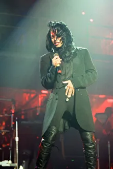 Janet Jackson performing on her Rhythm Nation World Tour at Wembley Arena