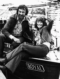00195 Prints: Janet Suzman and Richard Johnson to play the role of Anthony and Cleopatra 1974