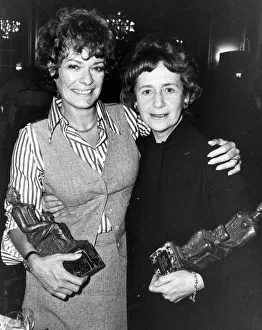 01428 Prints: Janet Suzman winner of the Best Actress Award for Three Sisters and Dame Peggy Ashcroft