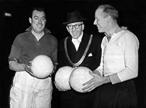 Reunion Prints: January 24, 1950. The Liverpool Echo Reunion of Everton and Liverpool Stalwarts