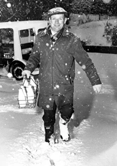 Delivery Prints: January blizzards... but this Coventry milkman was determined to keep up deliveries