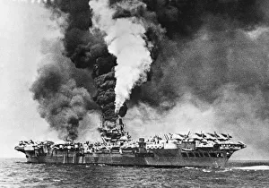 Smoke Prints: Japanese Suicide Pilots Fail Against British Pacific Fleet Carriers