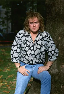 00122 Prints: Jason Bonham member Led Zeppelin pop group 1989 singer