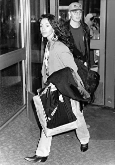 00121 Prints: Jason Donovan Actor and Singer with girlfriend Danielle Gaha