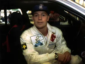 Jason Donovan Actor / Singer at Grand Prix motor racing
