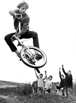 Core69 Prints: Jason Scurfield takes one of the jumps on the new South Shields BMX track