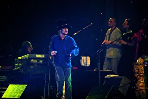 Jay Kay of Jamiroquai performing in Concert at Alexandra Palace, London
