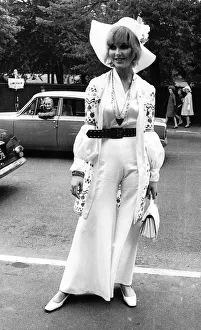 1960s Fashion Prints: Jayne Harries Show Jumper at Royal Ascot in June 1968 Not allowed in to