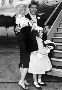 Take Off Prints: Jayne Mansfield with husband Mickey and daughter 1958 Jaynie