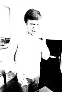 Jazz Drummer Buddy Rich before his appearance at Newcastles City Hall 14 / 11 / 70