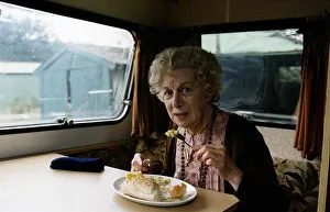 Jean Alexander actress in costume for BBC television Last of the Summer Wine
