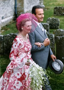 Jean Francois De Chambrun Count at marriage blessing to Raine Spencer step mother of