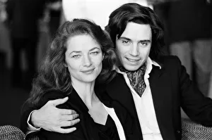 Jean-Michel Jarre with his wife Charlotte Rampling at a photocall