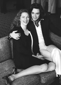 Jean-Michel Jarre with his wife Charlotte Rampling at a photocall
