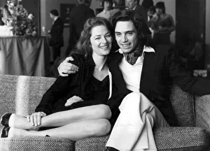 Jean-Michel Jarre with his wife Charlotte Rampling at a photocall